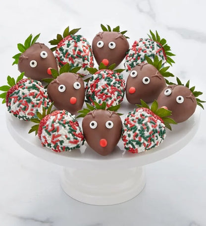 Reindeer Theme Dipped Strawberries