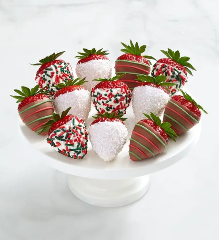 Christmas Gourmet Dipped Strawberries