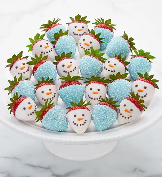 Snowmen Dipped Strawberries