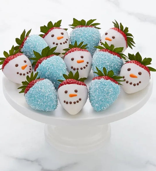 Snowmen Dipped Strawberries